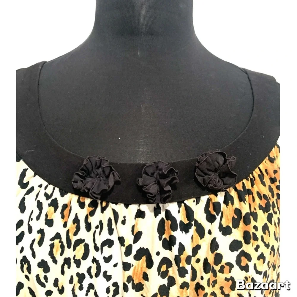 Elegant Leopard Print Chemise